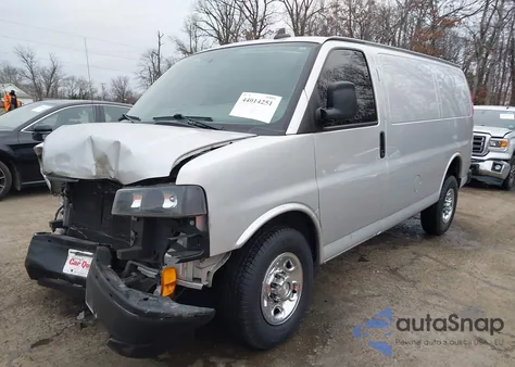 2019 Chevrolet Express 2500 Work Van из США, поврежденный, VIN 1GCWGAFP0K1262873
